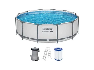 Bestway Swimming Pool Ø366x100 Steel Pro MAX Pool Rund Schwimmbecken Modell 2025 - Bild 1 von 6