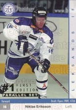 2002-03 Swedish Elitset First Edition Parallel #196 Niklas Eriksson