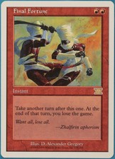 Final Fortune 6th Edition PLD Red Rare MAGIC MTG CARD (ID# 213761) ABUGames