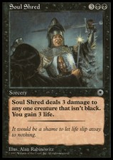 Magic the Gathering MTG Soul Shred (112) Portal   LP