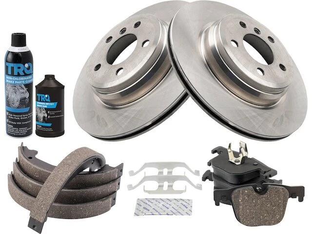 Kit de tambor de zapata de rotor de pastillas de freno traseras para BMW 428i xDrive 2016 cupé YF139NX Foto 1 de 1