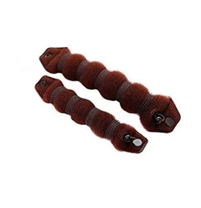 DNHCLL 2er Set Brown Magic Haarstyling Styler Hot Hair Donut Dutt Ring Styler M - Bild 1 von 6