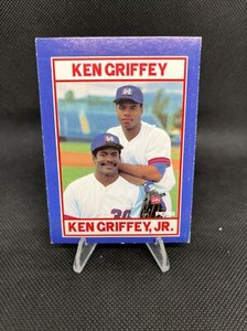 1991 Ken Griffey Jr & Sr Pepsi Promo Card 5 Of 8