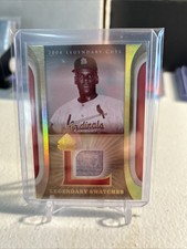 2004 SP Cuts BOB GIBSON Game Used Legendary Swatch card ST. LOUIS CARDINALS