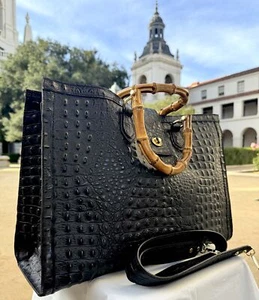 Ivan Troy Nora Black Women Italian Leather Outdoor Crossbody Shoulder Bag - Picture 1 of 7