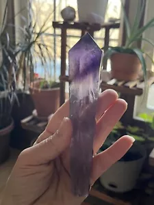 6 Zoll hochwertiger Amethyst Kristall Wurzelstab 147g - Bild 1 von 12