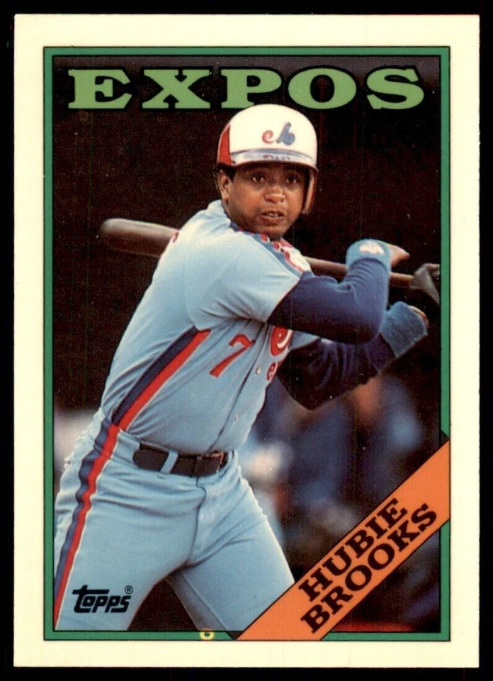 1988 Topps Tiffany Hubie Brooks Baseball Cards #50 - Image 1 of 2