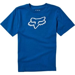 Fox Racing Youth Legacy Kids T-Shirt Blue Size YL 140/146 - Picture 1 of 2