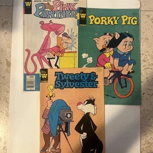 Whitman Comics - Vintage Comic Buch Menge 3 (Pink Panther, Porky und Tweety) - Bild 1 von 6
