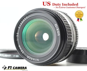 [Exc+5] Lente gran angular Nikon Ai-s Nikkor 28 mm f3,5 para montura Nikon F de JAPÓN - Imagen 1 de 9