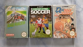 Rad Racer, Konami Hyper Soccer, Double Dribble; Nintendo NES, OVP