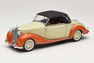 18125 Mercedes 170 S Cabriolet Beige & Orange Signature Models 1:18 - Bild 1 von 4