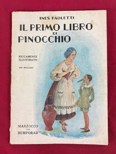 Buch Das erste Buch von Pinocchio Ines Paoletti Marzocco 1946 Illustriert Selten - Bild 1 von 6
