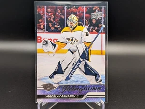 2023-24 Upper Deck Series 1 YAROSLAV ASKAROV #204 Young Guns RC - Picture 1 of 2