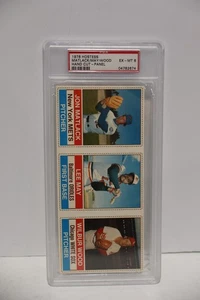 Pannello Hostess 1976 taglio a mano PSA 6 nero opaco / maggio / legno - Foto 1 di 4