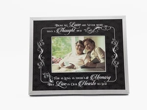 Eleganter Gedenk Bilderrahmen | Mitgefühl Geschenk für die Lieben | 8x10 Rahmen - Bild 1 von 3