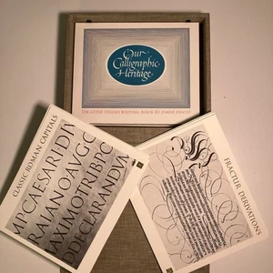 Our Calligraphy Heritage Typography Lettering Fonts Specimen Geyer Studio Set - Picture 1 of 20