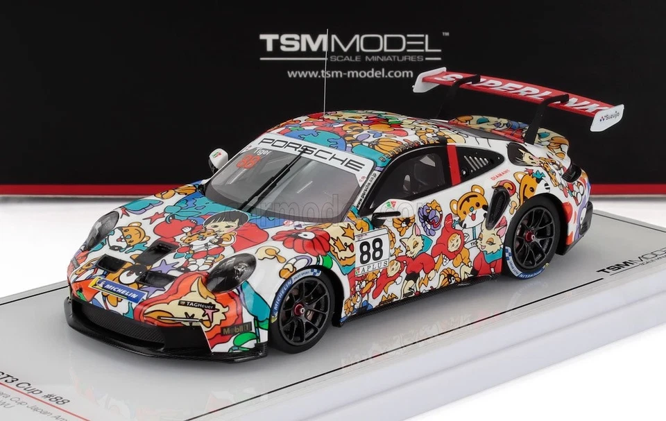1/43 TRUESCALE - PORSCHE - 911 992 GT3 R COUPE TEAM BINGO RACING N 88 TSM430841 - Immagine 1 di 1