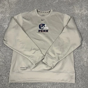 Nike University of Pennsylvania Fußball Therma Fit grauer Pullover Größe Small - Bild 1 von 8