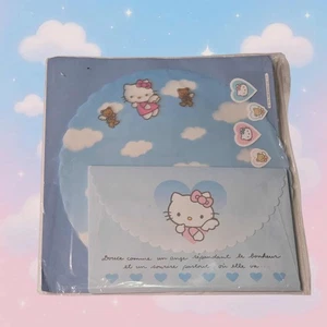 SANRIO HELLO KITTY STATIONARY SET ANGEL FAIRY W/ UMBRELLA NIP 2005 VINTAGE - Picture 1 of 5