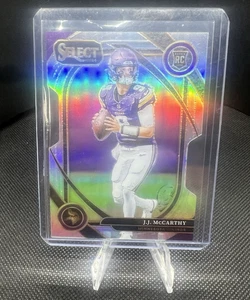 2024 Panini Select | JJ McCarthy Club Level Silver Prizm Die Cut Viking RC #246 - Picture 1 of 2