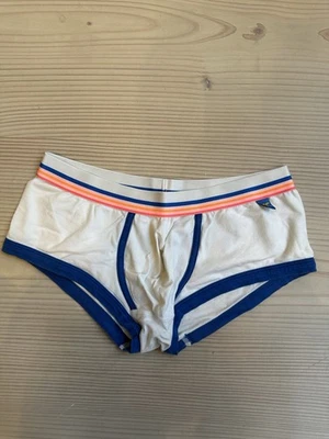 Calzoncillos Andrew Christian para hombre estampado "jugoso" talla M Foto 1 de 2