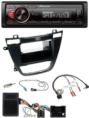 Pioneer MP3 1DIN DAB USB Lenkrad Autoradio für Opel Insignia ab 08 schwarz - Bild 1 von 4