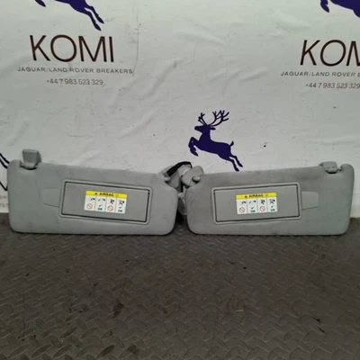 JAGUAR XF X250 08-11 PAR PARASOL DELANTERO INTERIOR IZQUIERDO Y DERECHO GRIS Foto 1 de 4