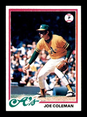 1978 Topps #554 Joe Coleman  NM/NM+ X3303535 - Image 1 of 3