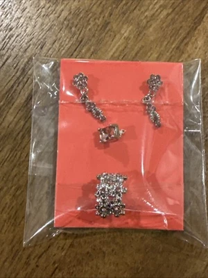 Integrity Toys Poppy Parker Glamour Pink Fashion Doll Jewelry Earrings Ring NEW