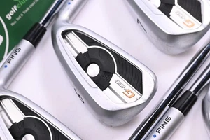 Ping G400 Irons / 5-PW+SW / Blue Dot / Regular Flex Ping AWT 2.0 Shafts - Picture 1 of 7