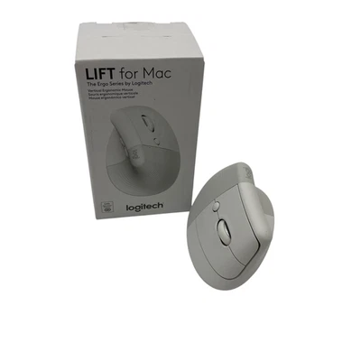Logitech Lift for Mac Wireless Vertical Ergonomic Mouse White NO DONGLE #UMP1016 - Image 1 of 4