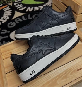 2004 A Bathing Ape X Neighborhood Black Bapesta 9,5 1 de cada 100 Bape Stussy - Imagen 1 de 11