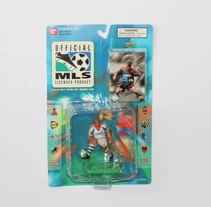 Cobi Jones - L.A. Galaxy 1996 MLS Series Bandai Figur + Karte Upper Deck - Picture 1 of 6