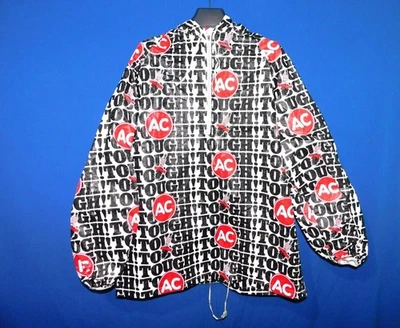 Винтажный 70-х XL AC жесткий Delco свеча зажигания промо куртка Tyvek ветровка половина молнии - Изображение 1 из 4