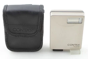[Exc+5] Contax TLA140 Shoe Mount Flash Silver For G1 G2 From JAPAN - Picture 1 of 9