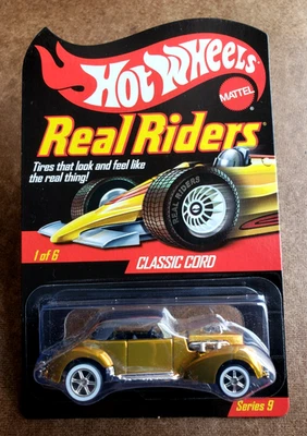 2010 Hot Wheels CLASSIC CORD Gold REAL RIDERS SERIES 9  Limited Edt.  /5000 1:64 - Image 1 of 4