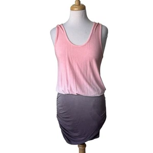 YOUNG FABULOUS & BROKEN Minikleid rosa grau ombre Racerback Small - Bild 1 von 7