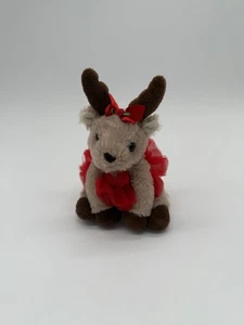 The Bearington Collection hellbraun Weihnachten Rentier Tutu Plüschtiere Stofftiere 7 Zoll - Bild 1 von 3