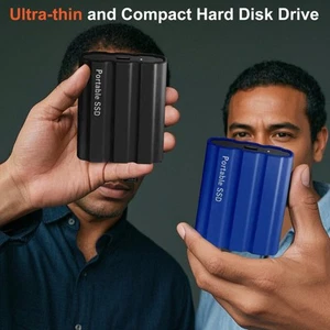 1/2/4TB External Portable 2.5" USB HDD Hard Drive HDD Hard Disk Drives New - Afbeelding 1 van 24