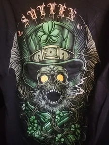 Sullen Art Collective Saint Batty Short Sleeve Men`s T-shirt Medium A119 Nwt - Picture 1 of 5