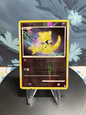 Pokemon Abra 69/123 Mysterious Treasures Reverse Holo LP - Image 1 of 2