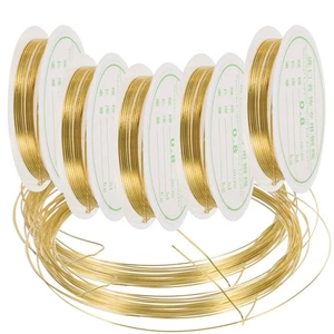  9 Rotoli di Perline Gioielli Filo Fai da Te Artigianato Filo di Rame Bracciale Perline - Foto 1 di 12