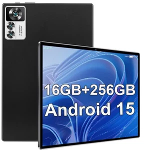 2025 Neu Tablet PC Android 15 16GB RAM+256GB ROM 8000mAh 10.1 Zoll 5G WlFl USB-C - Bild 1 von 12