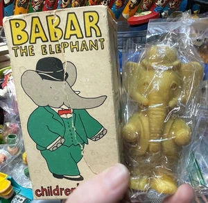 Babar der Elefant Kinder geschnitzte Seife von Norton of London 70er Jahre | Vintage - Bild 1 von 8
