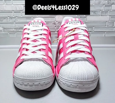 Adidas Superstar Womens Size 8/Kids 7 Pink Fusion White Black IE0863 - Image 1 of 4