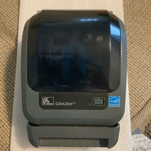 ZEBRA GK420D GK42-202510-000 THERMAL LABEL PRINTER - (FOR PARTS) - Bild 1 von 10