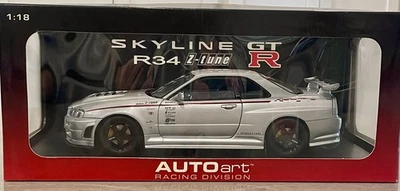 1:18 AUTOart Nissan Skyline GT-R R34 NISMO Z-tune 80180 - Image 1 of 4