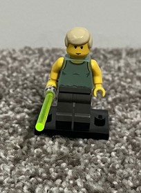 LEGO Star Wars 4502 Luke Skywalker Dagobah Sw0106 Sand green (Cracked Torso)