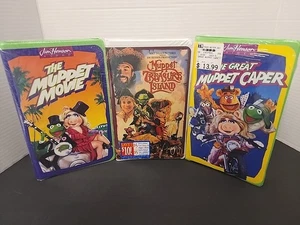 The Muppet Movie/Muppet Treasure Island/The Great Muppet Caper VHS Sealed - Picture 1 of 8